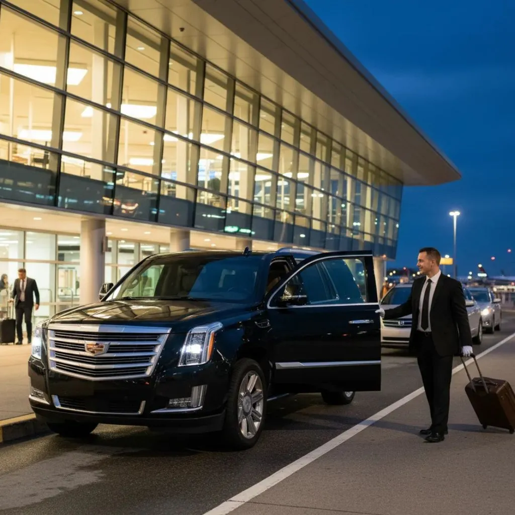 Luxury SUV for Buffalo Airport Limo Service from Canada