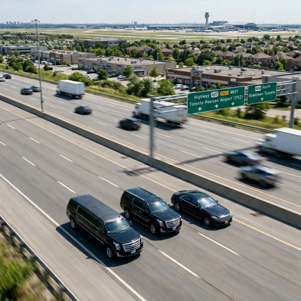 Markham Airport Limo Service SUV sedan limousine fleet airport transportation